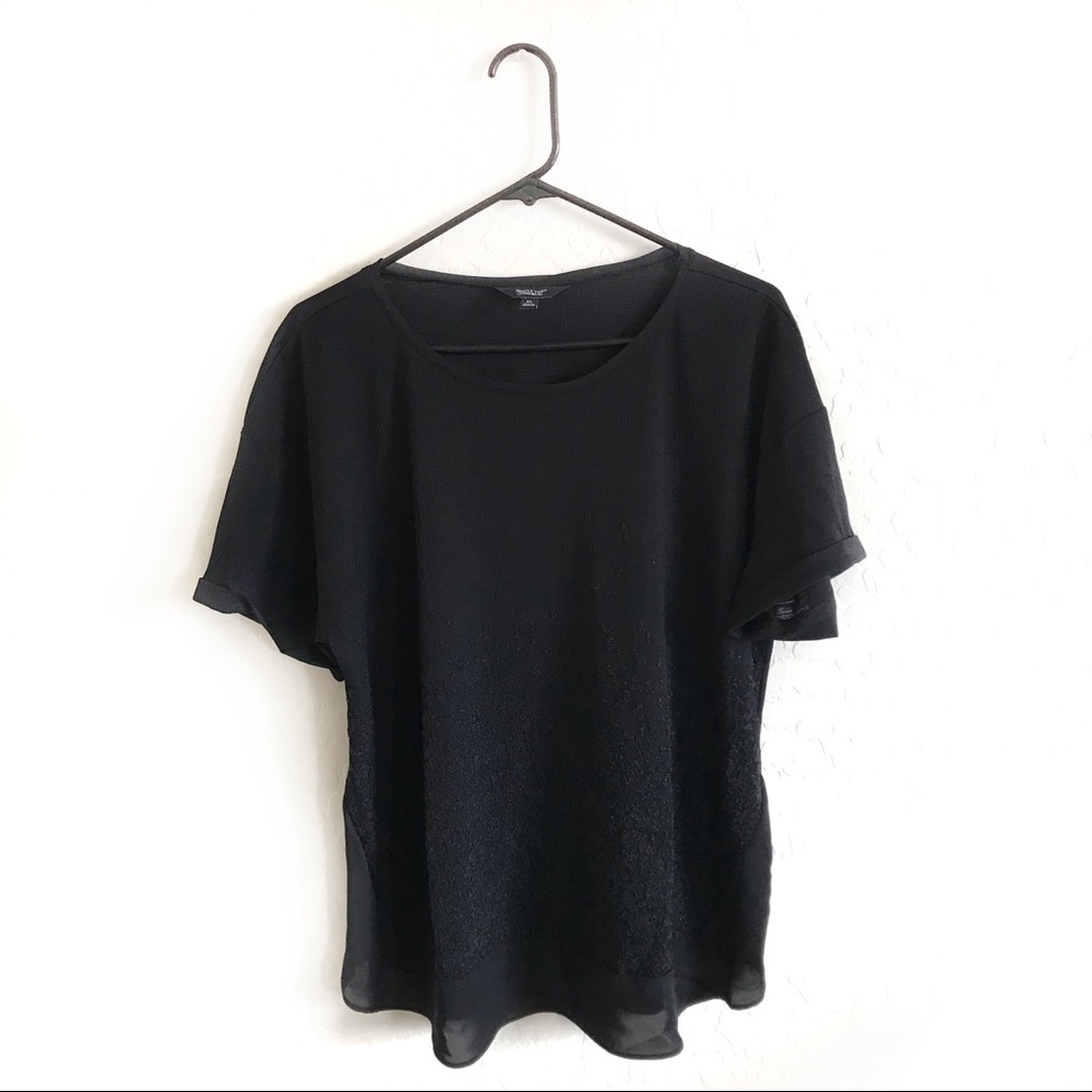 Vera Wang Sequin Top